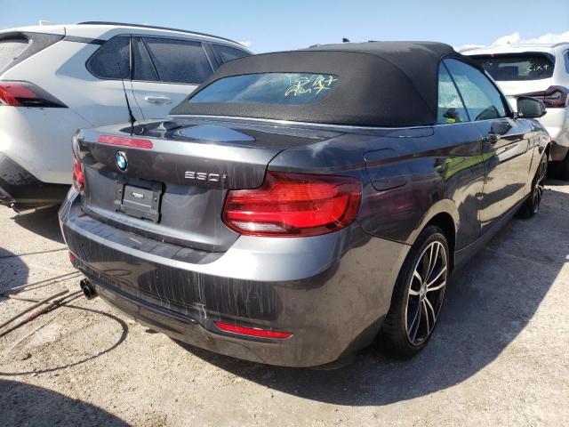 WBA2M7C0XM7J27995 - 2021 BMW 230I Szary zdjęcie 3