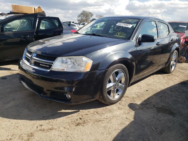 1B3BD2FG8BN515056 - 2011 DODGE AVENGER LU BLACK photo 2