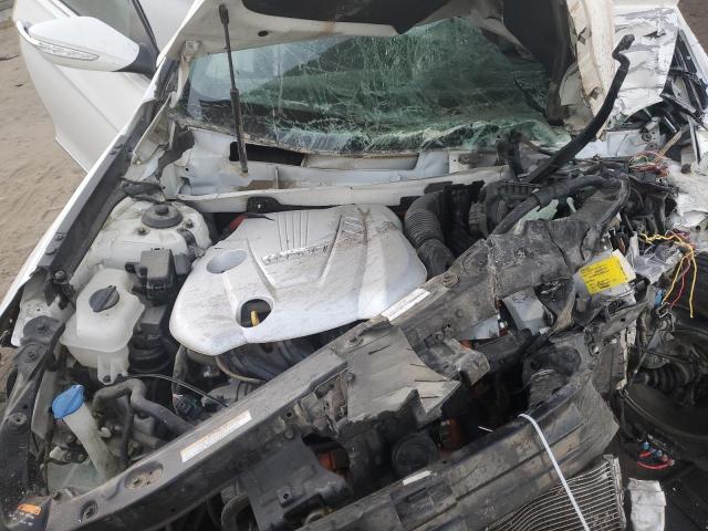 KMHEC4A49DA096163 - 2013 HYUNDAI SONATA HYB WHITE photo 7