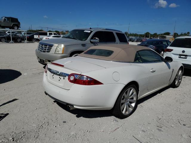 SAJWA44B195B31369 - 2009 JAGUAR XK WHITE photo 4