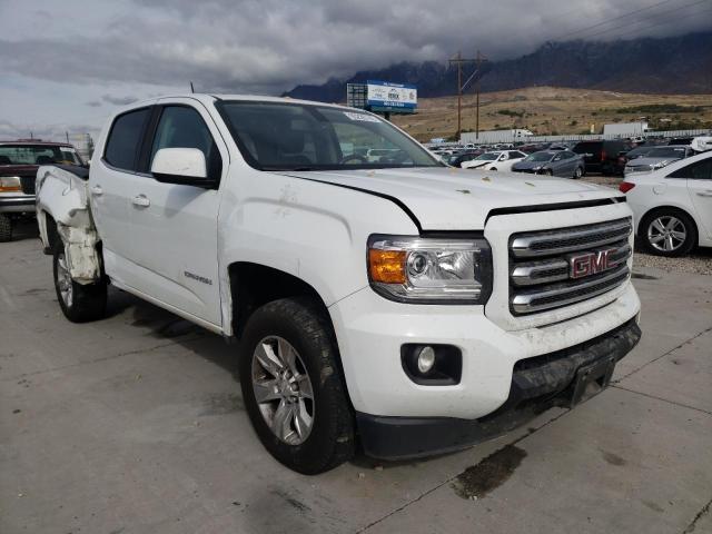 1GTG5CEA3J1242330 - 2018 GMC CANYON SLE WHITE photo 1