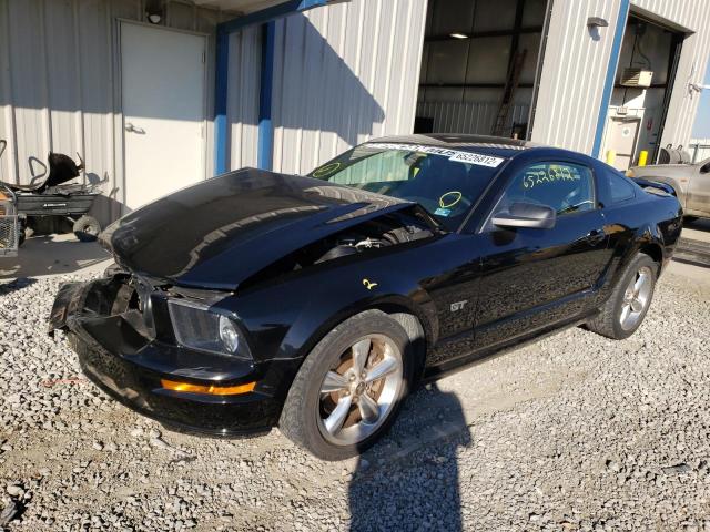 1ZVHT82HX85184421 - 2008 FORD MUSTANG GT BLACK photo 2