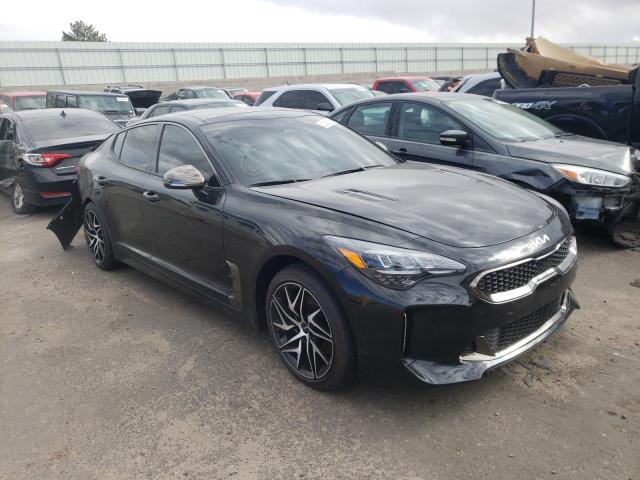 KNAE35LD1P6123559 - 2023 KIA STINGER GT BLACK photo 1