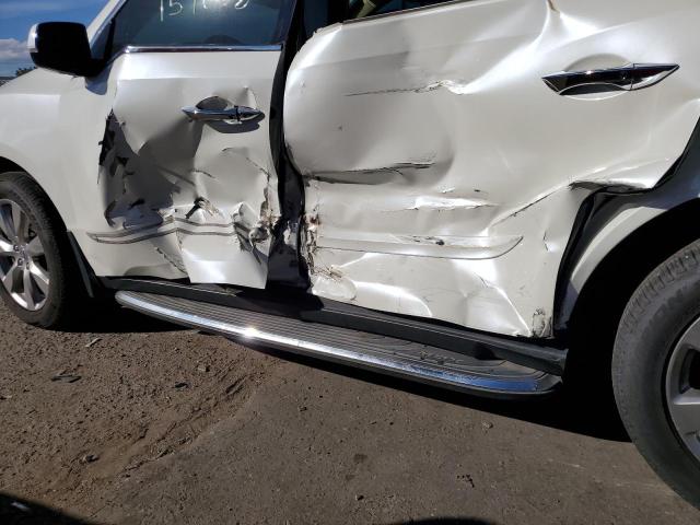 5FRYD4H88EB049379 - 2014 ACURA MDX ADVANC WHITE photo 10