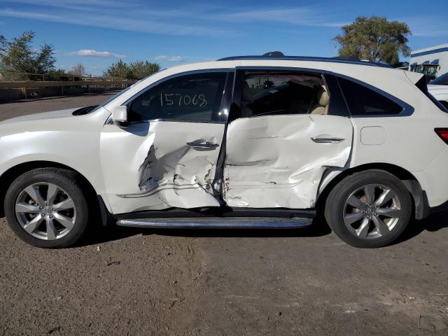 5FRYD4H88EB049379 - 2014 ACURA MDX ADVANC WHITE photo 9