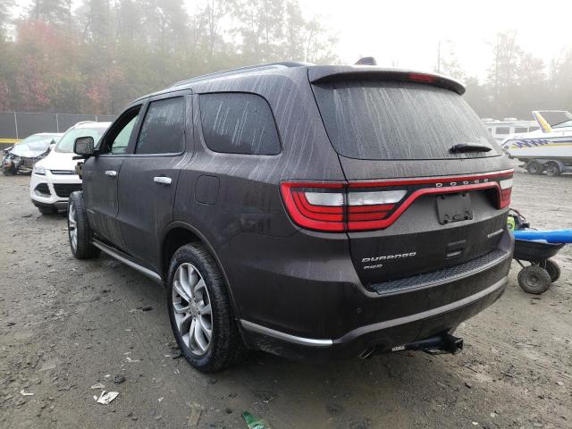 1C4RDJEG3GC485637 - 2016 DODGE DURANGO CI CHARCOAL photo 3