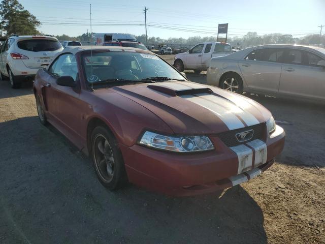 1FAFP45X44F124705 - 2004 FORD MUSTANG GT RED photo 1