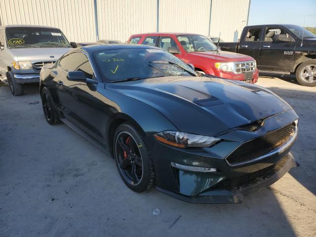 1FA6P8K04K5506489 - 2019 FORD MUSTANG BU GREEN photo 1