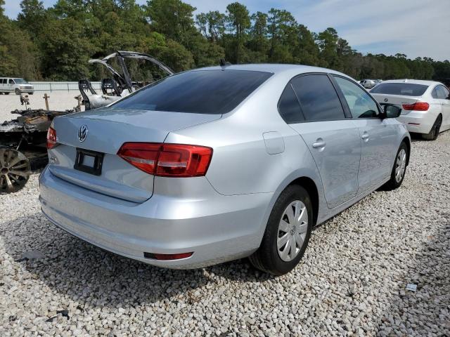 3VW2K7AJ3FM311203 - 2015 VOLKSWAGEN JETTA BASE 银色 照片 4