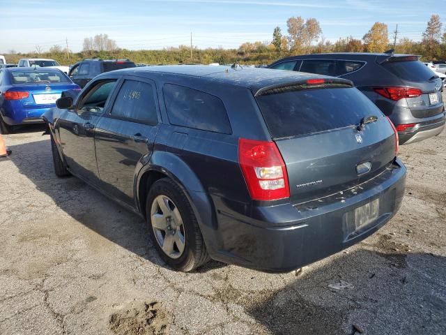 2D4FV47T08H223331 - 2008 DODGE MAGNUM BLUE photo 3