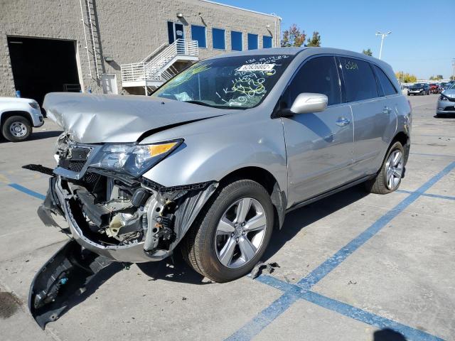 2HNYD2H25CH539040 - 2012 ACURA MDX SILVER photo 2