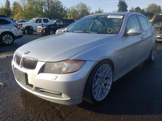 WBAVD535X8A252792 - 2008 BMW 335 XI SILVER photo 2