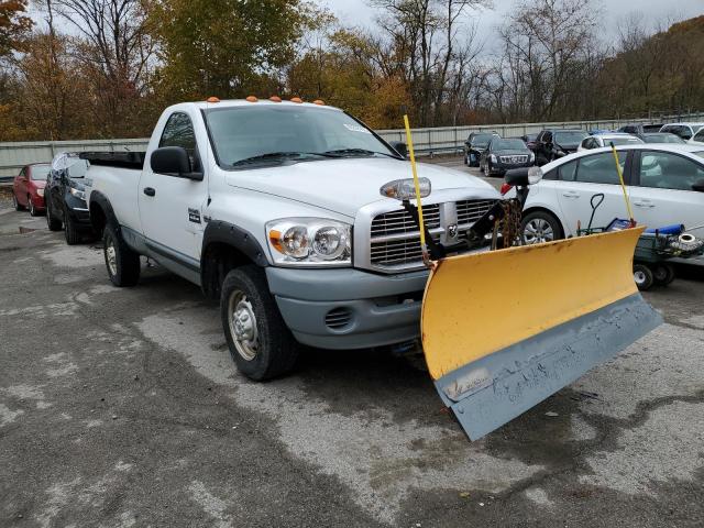 3D7KS26D38G163425 - 2008 DODGE RAM 2500 S WHITE photo 1