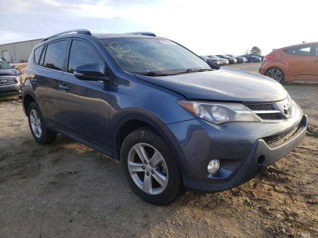 JTMRFREV2ED050056 - 2014 TOYOTA RAV 4 BLUE photo 1