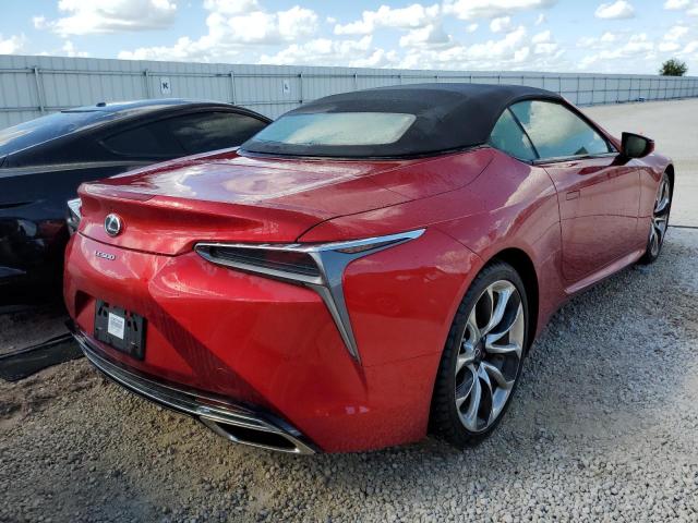 JTHMPAAY7NA105044 - 2022 LEXUS LC 500 RED photo 4