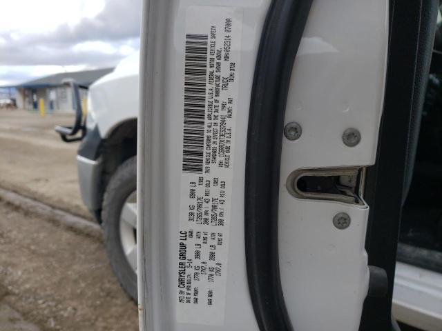 1C6RR7XT3ES379441 - 2014 RAM 1500 SSV WHITE photo 10