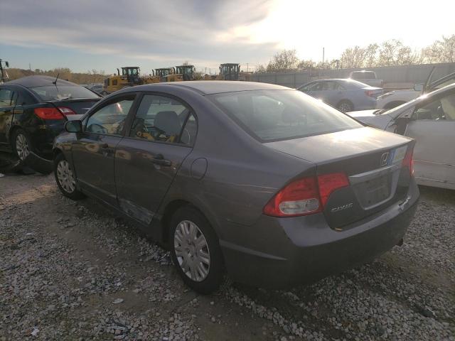 19XFA1F32AE010746 - 2010 HONDA CIVIC VP GRAY photo 3