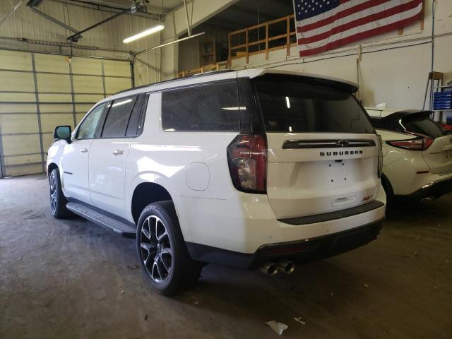 1GNSKEKL3NR346979 - 2022 CHEVROLET SUBURBAN K WHITE photo 3