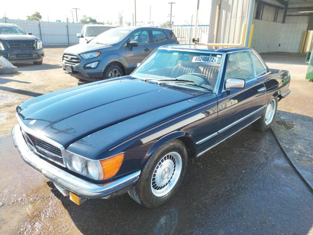 WDB1070421A007406 - 1984 MERCEDES-BENZ 280 SL BLACK photo 2