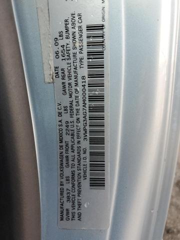 3VWPG3AG7AM000418 - 2010 VOLKSWAGEN NEW BEETLE 蓝色 照片 10