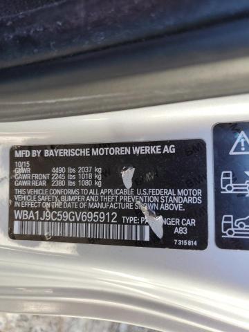 WBA1J9C59GV695912 - 2016 BMW M235XI SILVER photo 10