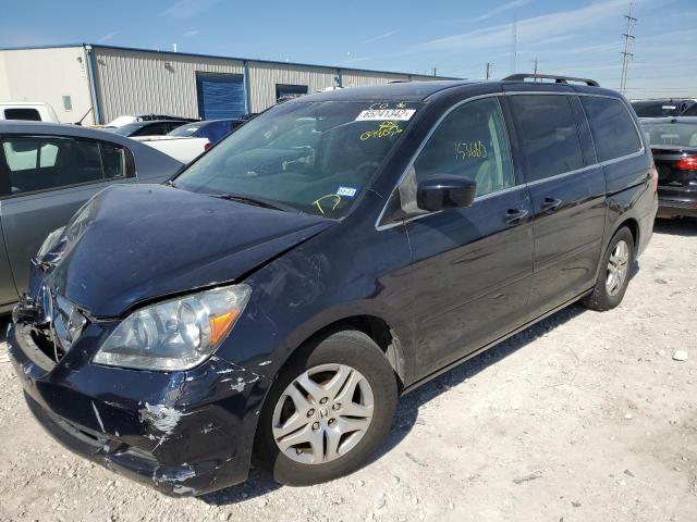 5FNRL38457B098056 - 2007 HONDA ODYSSEY EX BLUE photo 1