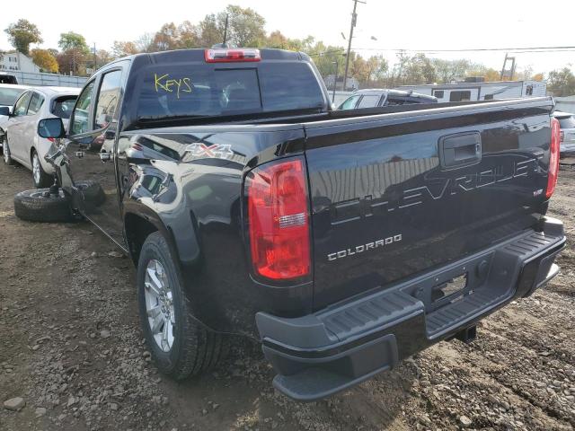 1GCGTCEN0N1264784 - 2022 CHEVROLET COLORADO L BLACK photo 3