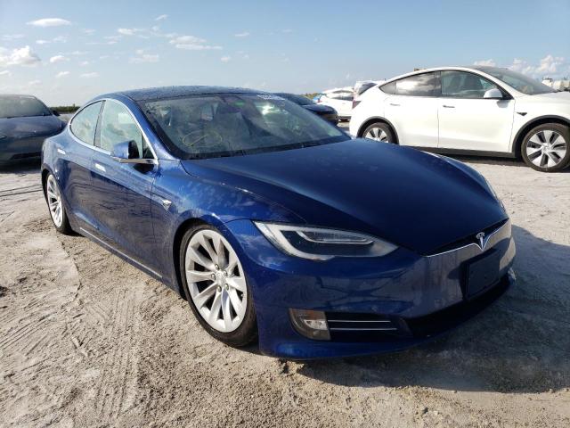 5YJSA1E23HF229100 - 2017 TESLA MODEL S Azul foto 1