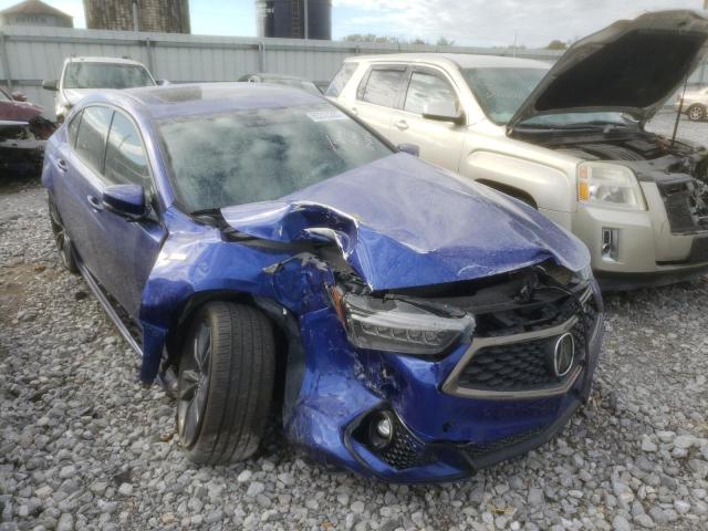 19UUB3F64JA001710 - 2018 ACURA TLX TECH+A BLUE photo 1