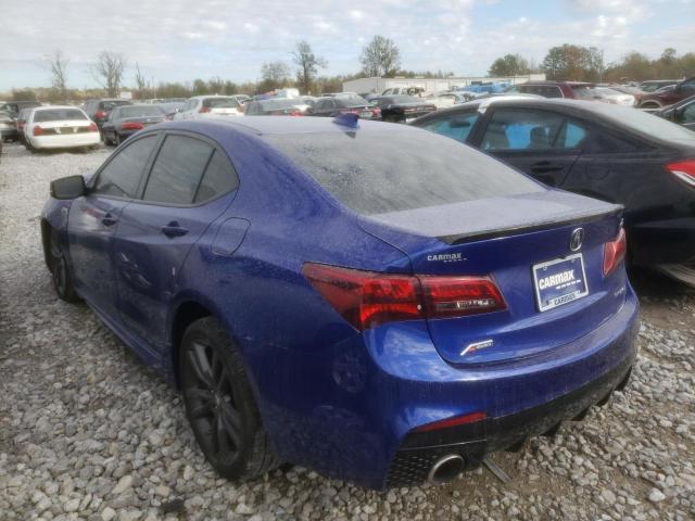 19UUB3F64JA001710 - 2018 ACURA TLX TECH+A BLUE photo 3