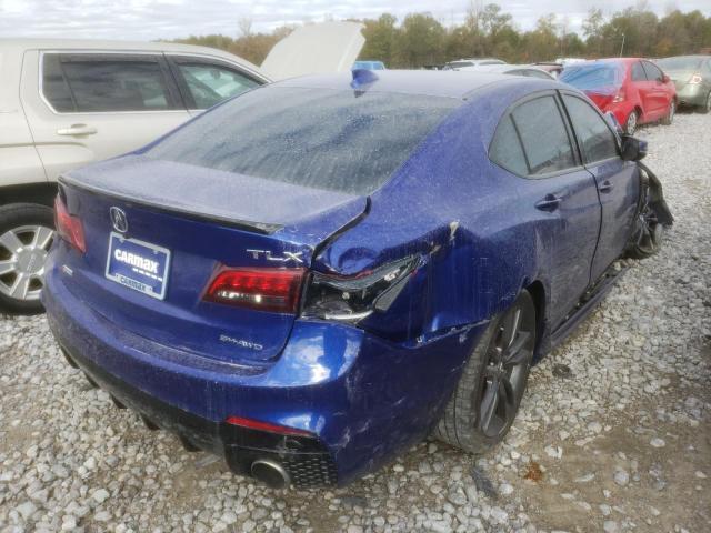 19UUB3F64JA001710 - 2018 ACURA TLX TECH+A BLUE photo 4