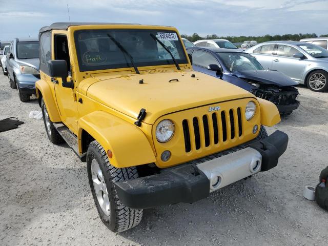 1C4AJWBG0FL562793 - 2015 JEEP WRANGLER S YELLOW photo 4