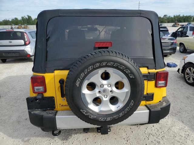 1C4AJWBG0FL562793 - 2015 JEEP WRANGLER S YELLOW photo 6