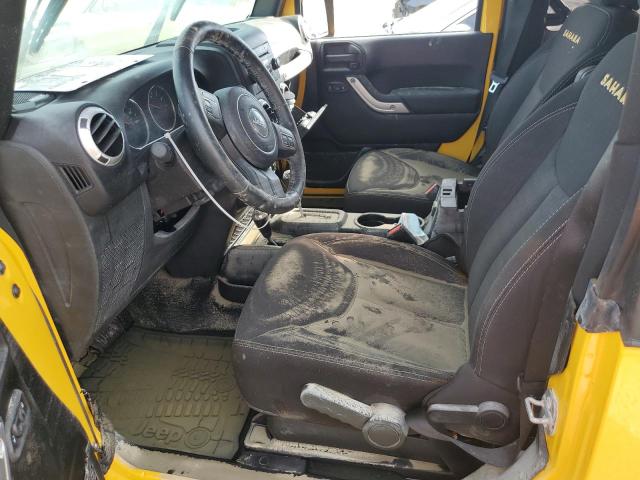 1C4AJWBG0FL562793 - 2015 JEEP WRANGLER S YELLOW photo 7