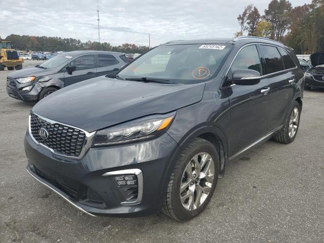 5XYPK4A50KG552721 - 2019 KIA SORENTO SX BLACK photo 2