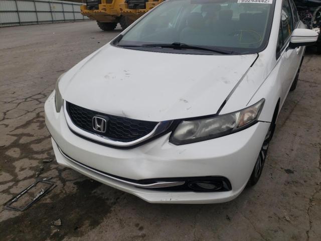 19XFB2F92EE069860 - 2014 HONDA CIVIC EXL 白色 照片 9