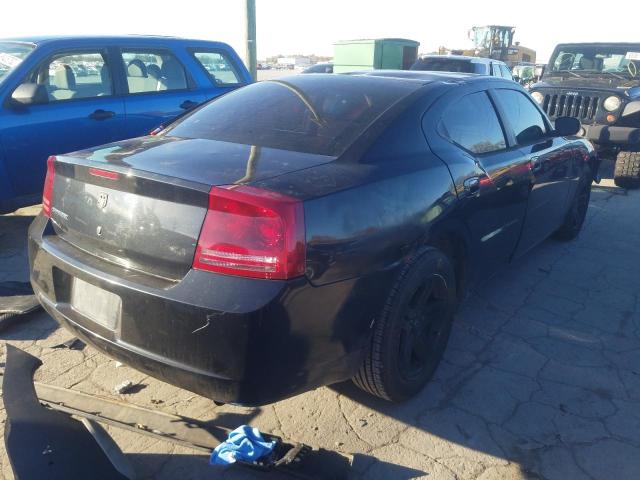 2B3KA43G07H814601 - 2007 DODGE CHARGER SE BLACK photo 4