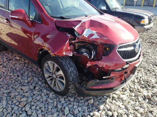 KL4CJASB2HB095783 - 2017 BUICK ENCORE PRE RED photo 9