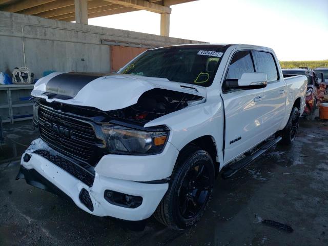 1C6RREFT4LN354419 - 2020 RAM 1500 BIG H WHITE photo 2