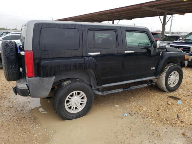 5GTEN13E788201078 - 2008 HUMMER H3 BLACK photo 3