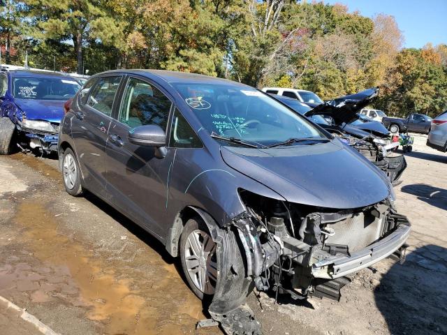 3HGGK5H48KM713436 - 2019 HONDA FIT LX GRAY photo 1