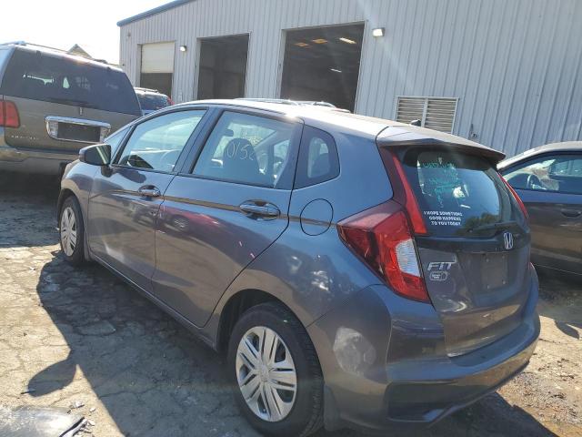 3HGGK5H48KM713436 - 2019 HONDA FIT LX GRAY photo 3