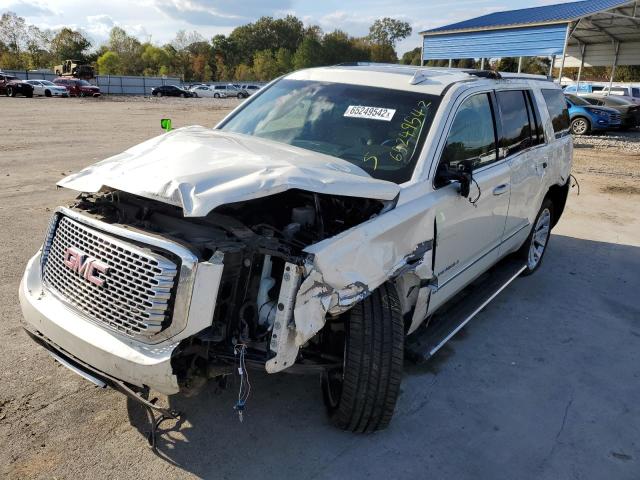 1GKS1CKJ0FR525291 - 2015 GMC YUKON DENA WHITE photo 2