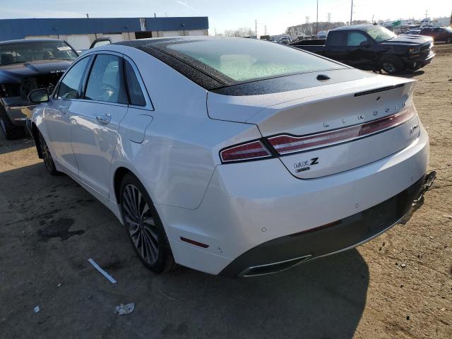 3LN6L5HC2JR604059 - 2018 LINCOLN MKZ BLACK WHITE photo 3