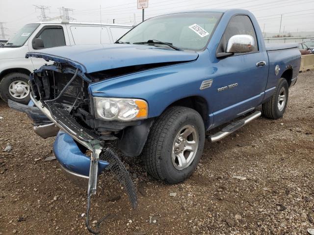 1D7HA16N85J573163 - 2005 DODGE RAM 1500 S BLUE photo 2