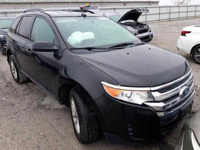 2FMDK3GC4DBC25552 - 2013 FORD EDGE SE BLACK photo 1