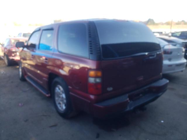 1GKEK63U62J252130 - 2002 GMC DENALI RED photo 3