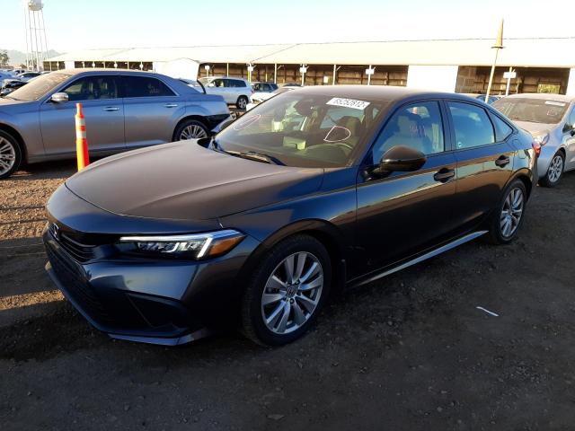 2HGFE2F53NH551117 - 2022 HONDA CIVIC SPOR CHARCOAL photo 2