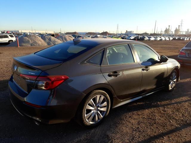 2HGFE2F53NH551117 - 2022 HONDA CIVIC SPOR CHARCOAL photo 4