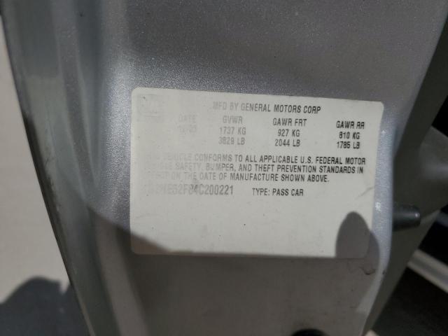 1G2NE52F84C200221 - 2004 PONTIAC GRAND AM S SILVER photo 10